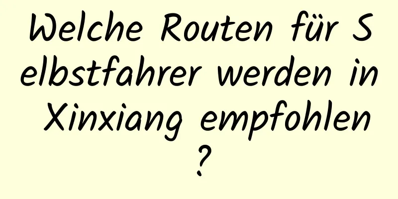 Welche Routen für Selbstfahrer werden in Xinxiang empfohlen?