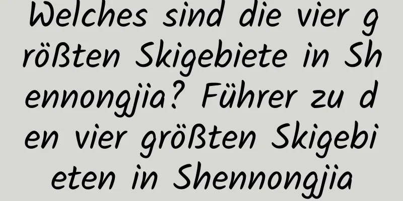 Welches sind die vier größten Skigebiete in Shennongjia? Führer zu den vier größten Skigebieten in Shennongjia