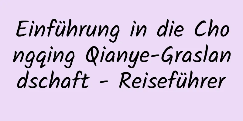 Einführung in die Chongqing Qianye-Graslandschaft - Reiseführer
