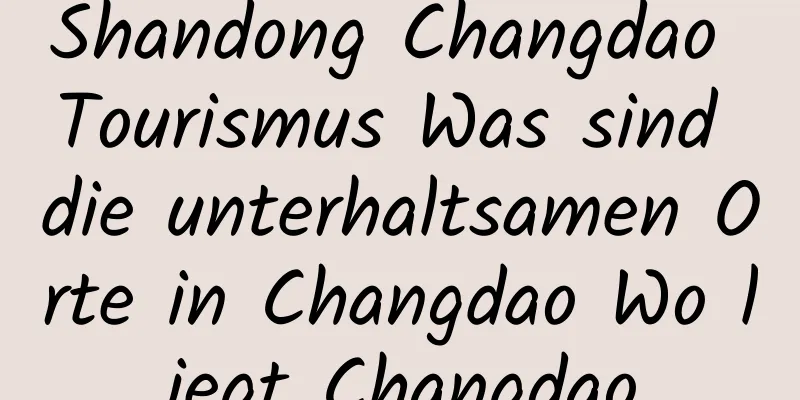 Shandong Changdao Tourismus Was sind die unterhaltsamen Orte in Changdao Wo liegt Changdao